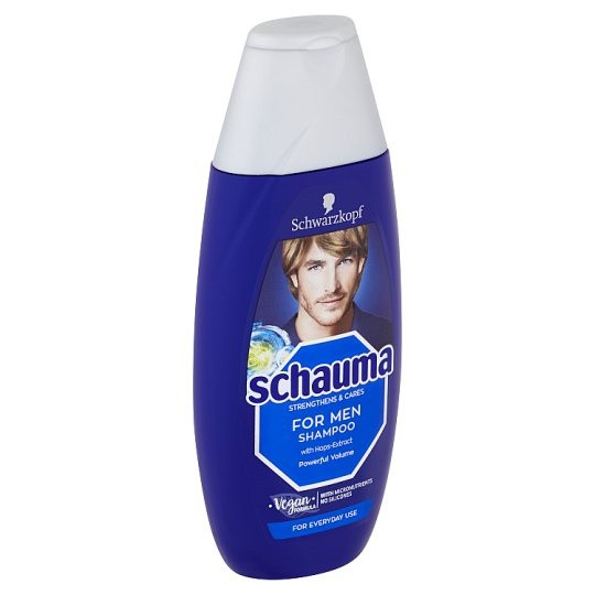 Schauma šampon s mikroživinami 250ml/men | Kosmetické a dentální výrobky - Vlasové kosmetika - Šampony na vlasy